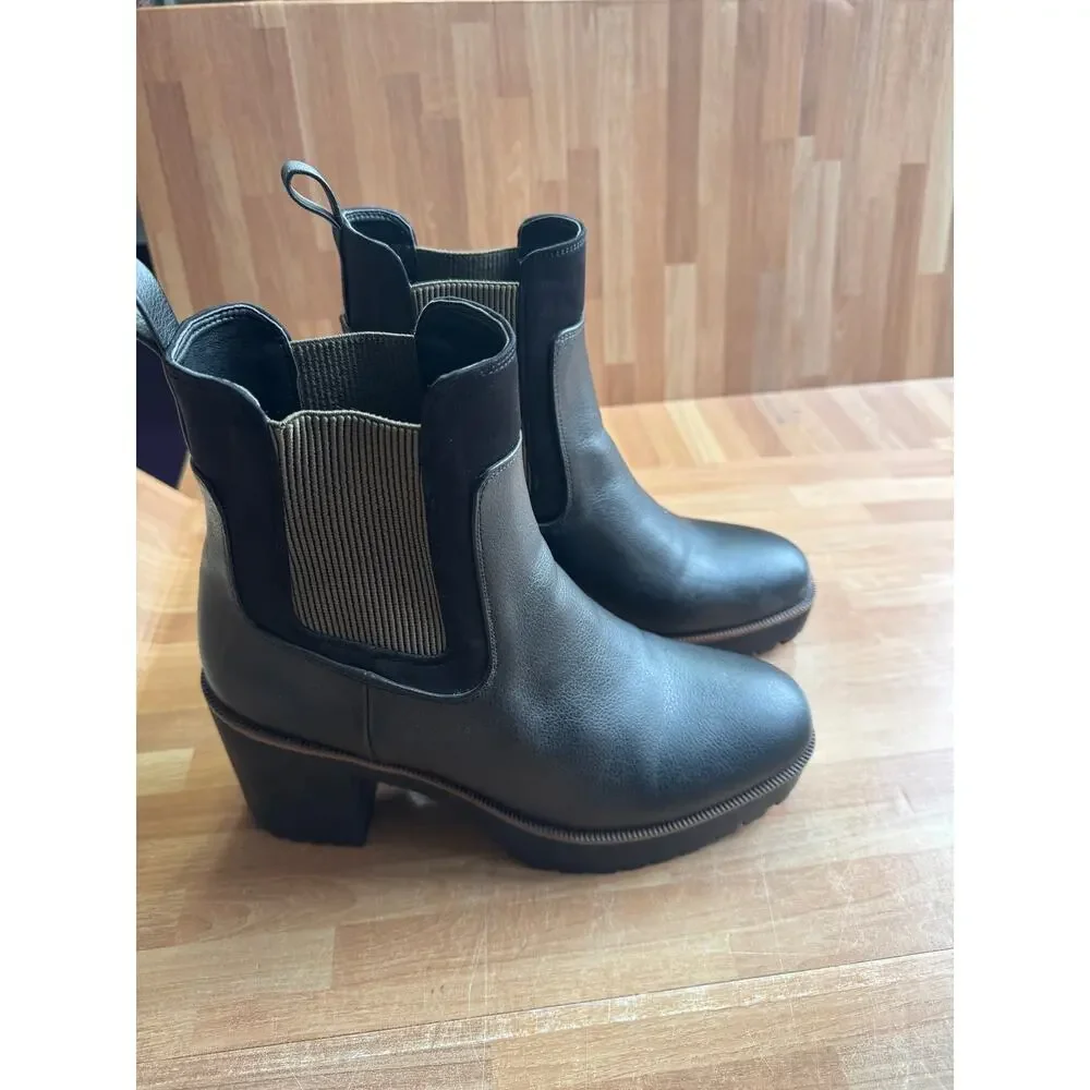 Chinese laundry black chunky booties size 9.5 - Picture 3 of 14